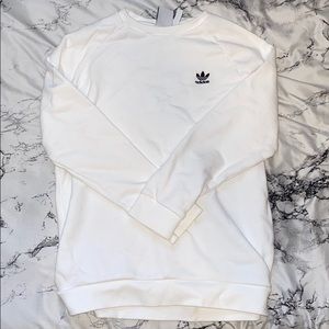 White Adidas Sweatshirt
